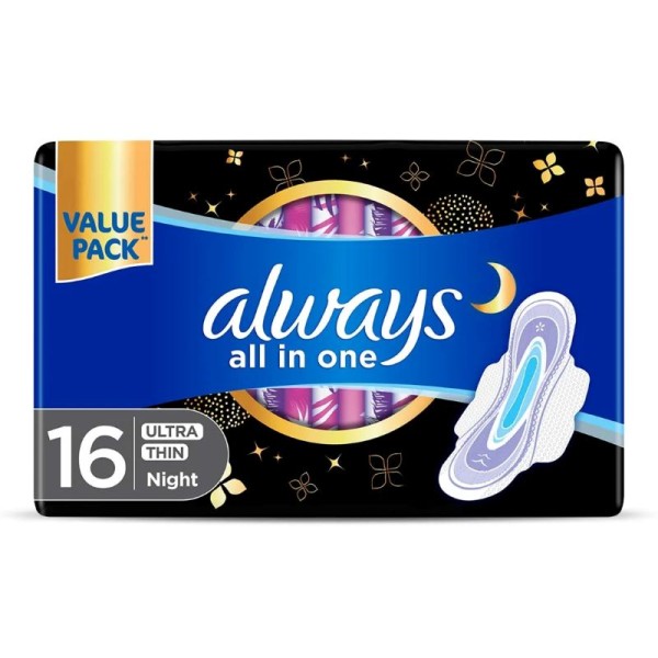 ALWAYS ULTRA THIN NIGHT 16`S