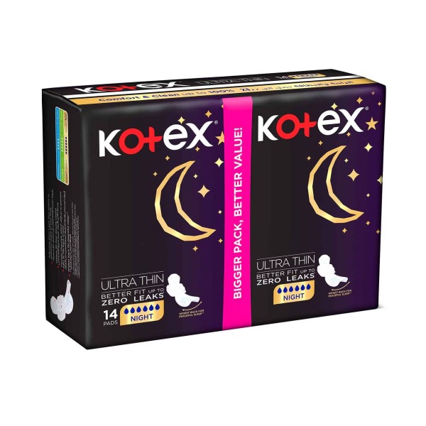 Kotex Natural Ultra Thin Night 14'S