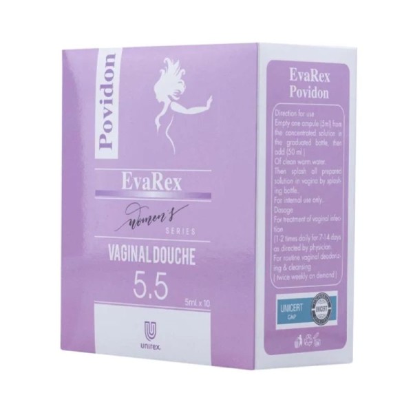 EVAREX VAGINAL DOUCHE 5ML*10`S