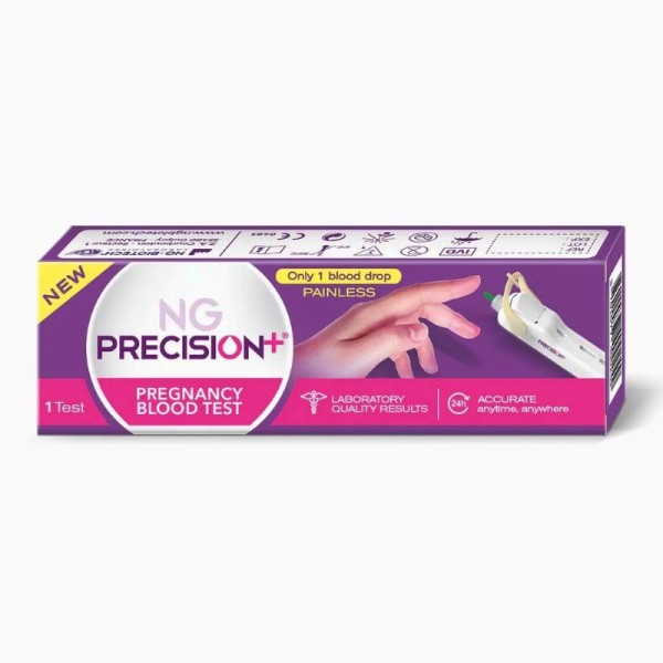 NG PRECISION + PREGNANCY BLOOD TEST KIT 1'S