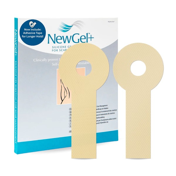 NEWGEL+ BEIGE SILICONE LOLLYPOP 2/7(8"X6") 1/2  (7.2X16.4CM)4 NG-124 (NMT020)