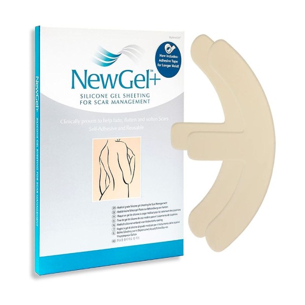 NEWGEL+ BEIGE SILICONE ANCHOR 10"X4 1/8" (25.4.X10.5CM)2 PCS NG-126 (NMT022)