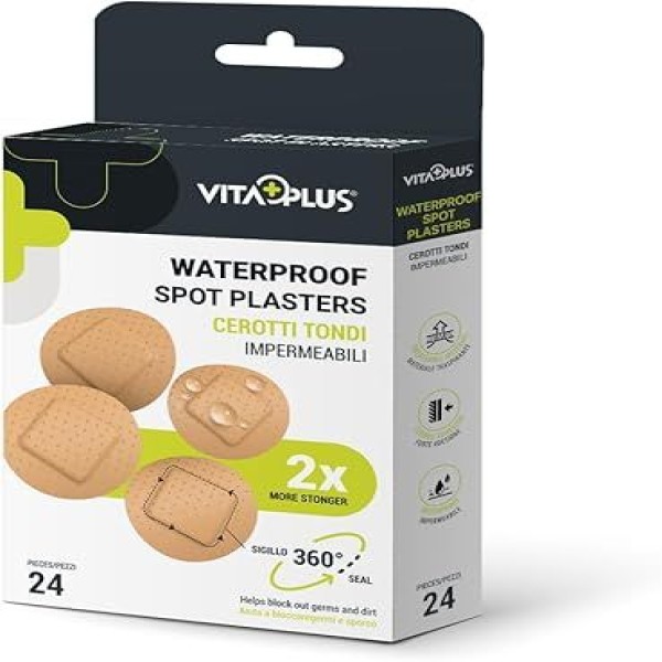 Vitaplus Waterproof Spot Plaster 24'S
