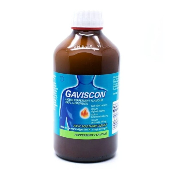 GAVISCON PEPPERMINT LIQUID 600ML