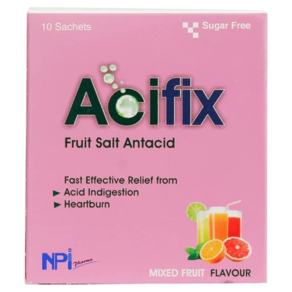 ACIFIX MIXED FRUIT 5G SACHETS 10'S