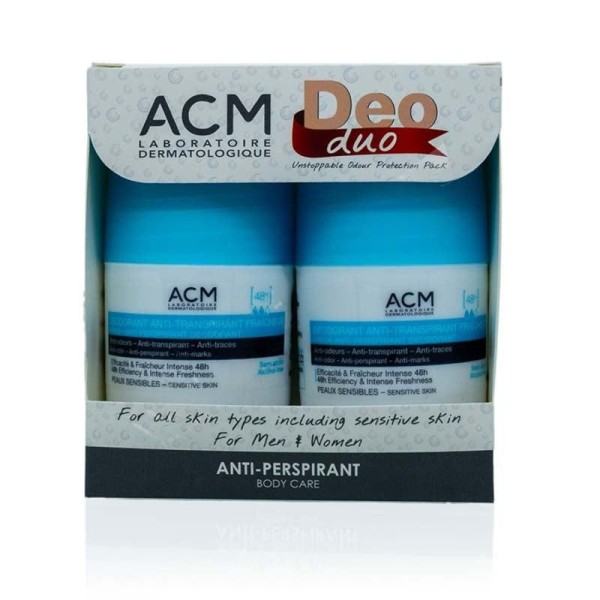 Acm Fresh Deodorant Anti-Perspirant(Blue Cap) 48H -50Ml (2 Pcs-Bndle Pack)