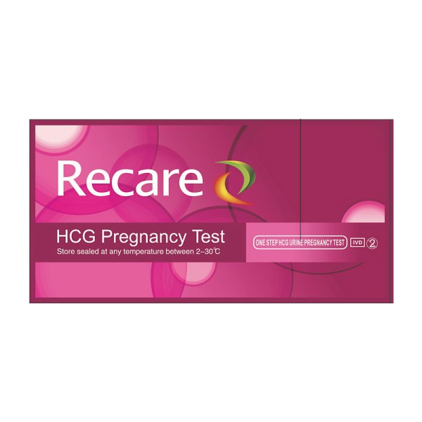 RECARE - PREGNANCY TEST (4.0 HCG CASSETE) 1'S
