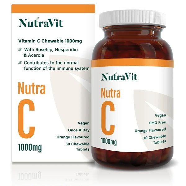 Nutravit Nutra Vitamin C 1000Mcg Chewable - 30'S