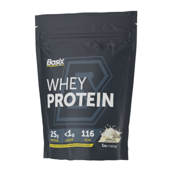Basix Whey Protein Vanilla Whip Flavour 1Lb