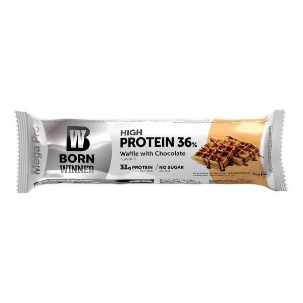 Bw Mega Pro Protein Bar Waffle With Chocolate 85G