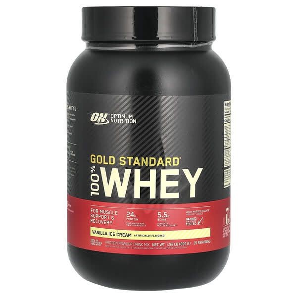 Gold Standard 100% Whey Vanilla Ice Cream 1.98Lb