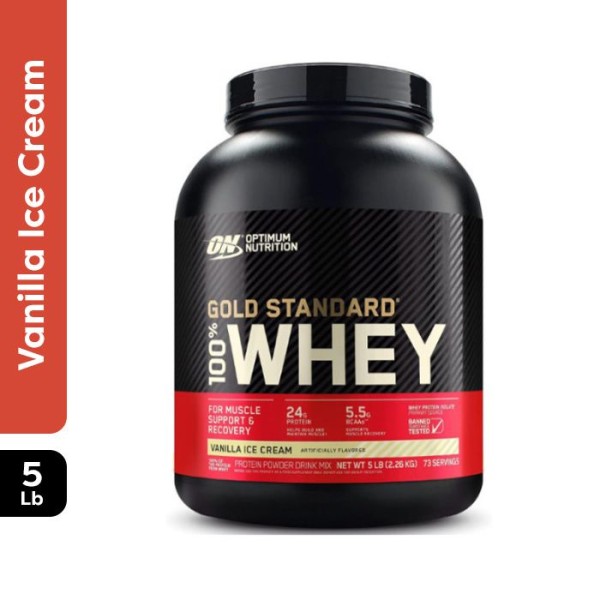 Gold Standard 100% Whey Vanilla Ice Cream 5Lb