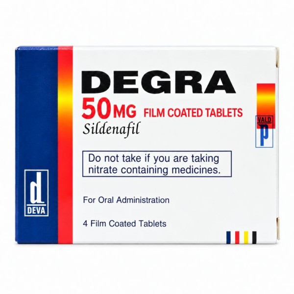 DEGRA 50 MG (SILDENAFIL)  FCT TABS 4`S