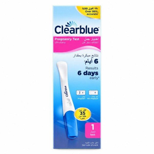 CLEARBLUE PREGNANCY TEST ULTRA EARLY 1'S ( 6 DAYS EARLY )