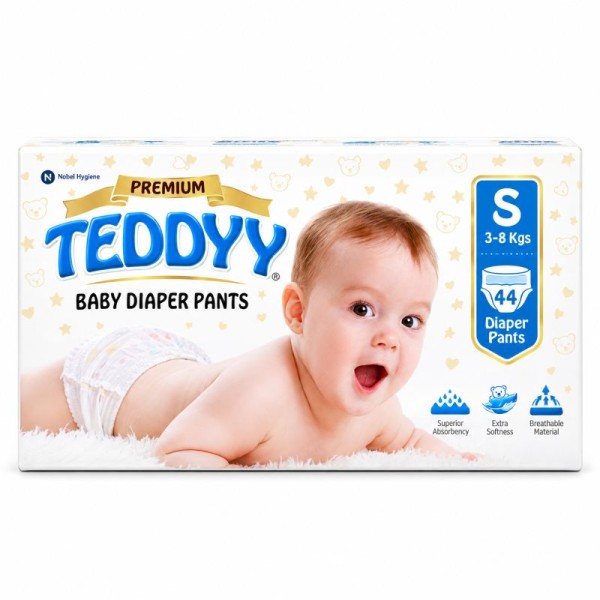 TEDDYY BABY DIAPER PANTS SMALL 44'S