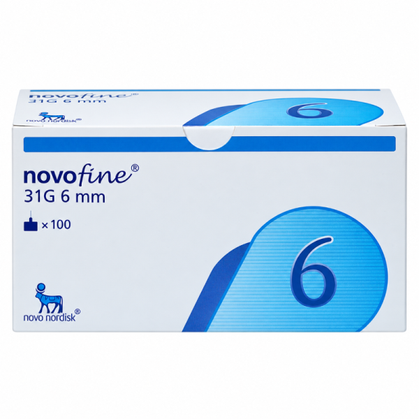 NOVOFINE 31G 0.25X6MM 1X100'S ( 48435 )