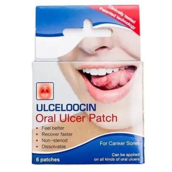 ULCELOOCIN ORAL ULCER PATCH 6'S