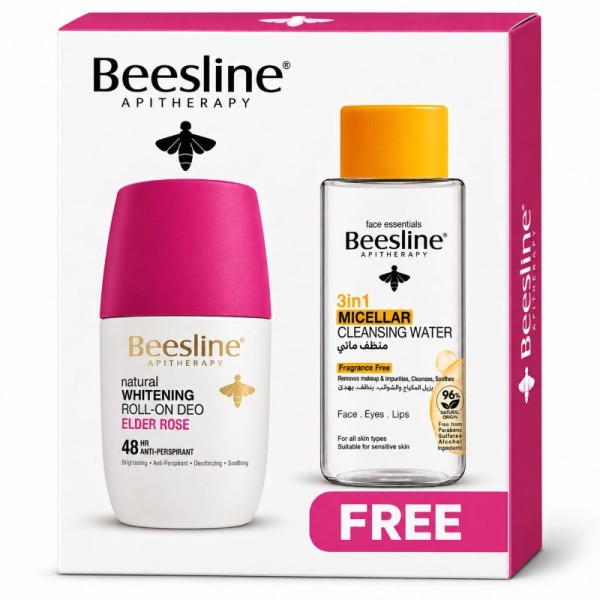 BEESLINE R/ON ELDER ROSE   50ML + FREE 3IN1 MCLR WATER FF 100ML