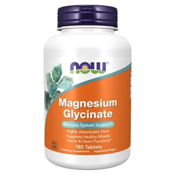 NOW MAGNESIUM GLYCINATE 180 TAB