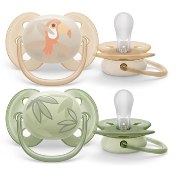 PHILIPS AVENT ULTRA SOFT PACIFIER 0-6M BOY X2   PA265 SCF091/07