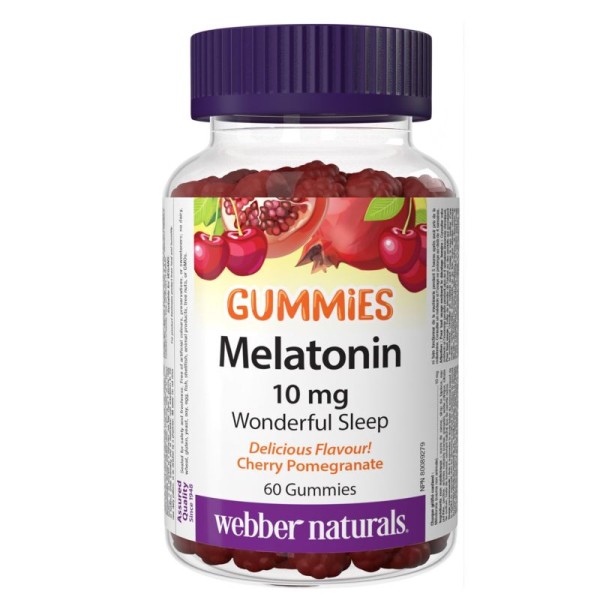 WEB NATURE MELATONIN 10MG GUMMIES 60'S-66980