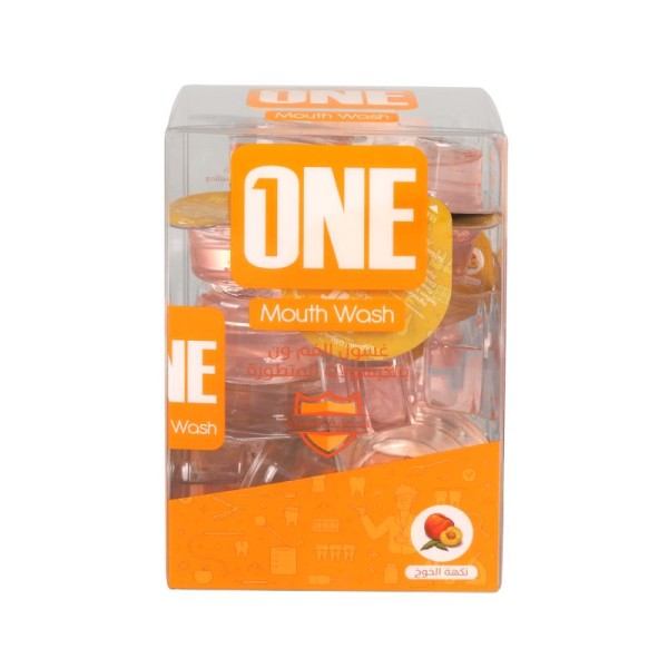 One mouth wash Peach flavor 20 Capsule