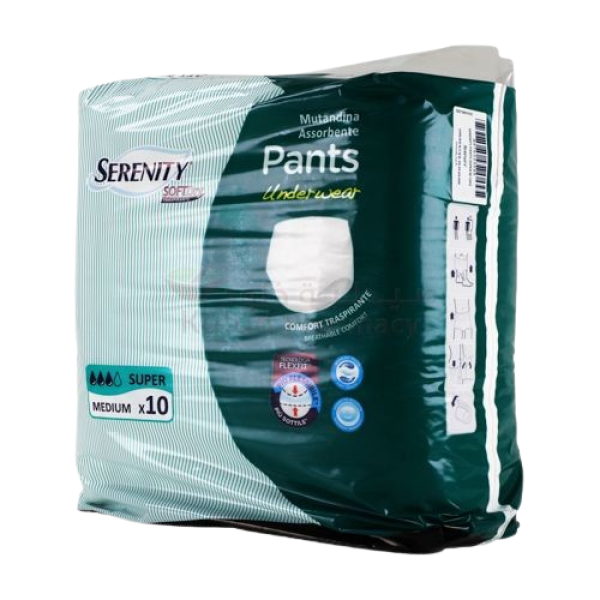 Serenity Diaper Pull Up Sd Super  M 10 Pcs