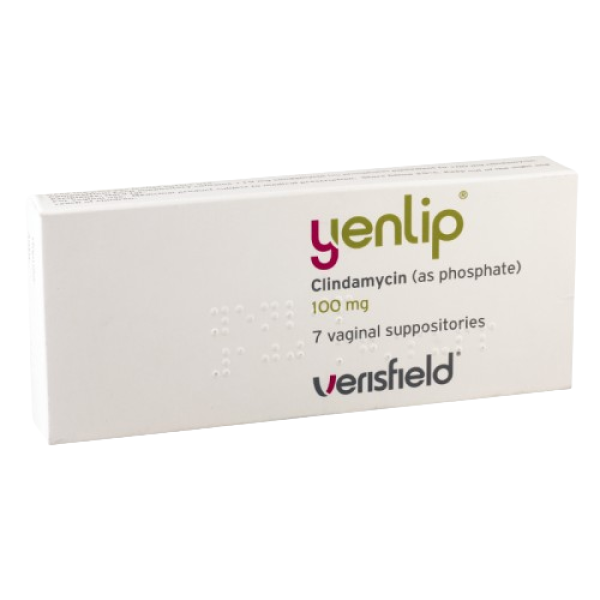Yenlip 100Mg Vag. Supp 7'S