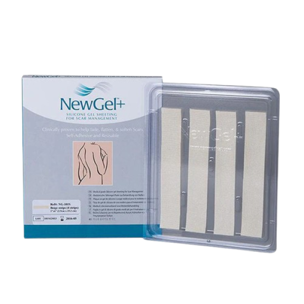 Newgel+ Clear Silicone Strip, 1"X6" (2.5X15.2Cm), 1 Pc/Ng-301S1