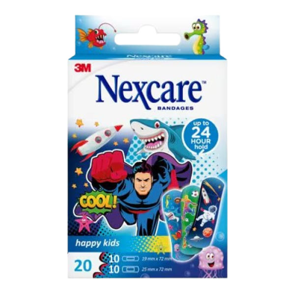 Nexcare Happy Kids Profes Bandage 20`S Assor-Multi N0920Pr