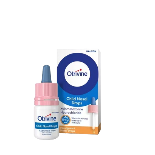 Otrivin 0.5% Nasal Drops Child 10 Ml