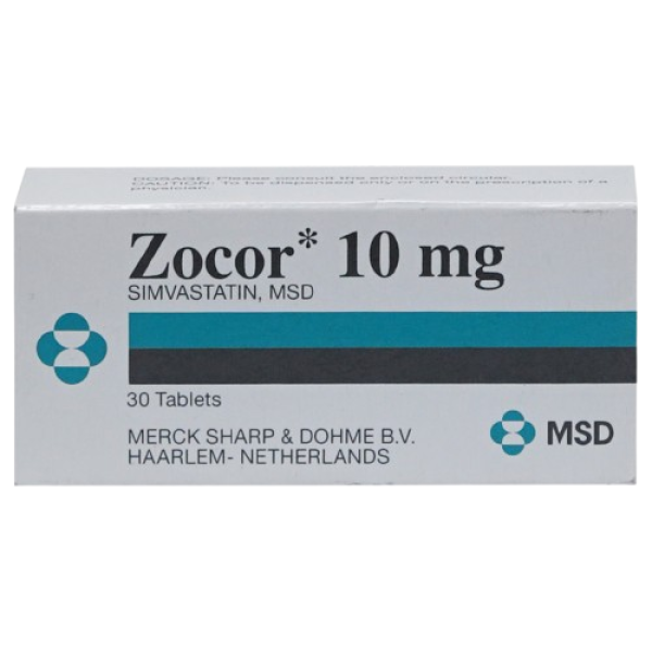 Zocor 10 Mg Tab 30'S