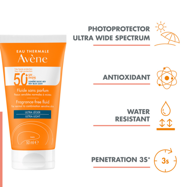 Avene Dry Touch Spf 50+ Fluid F/F 50 Ml