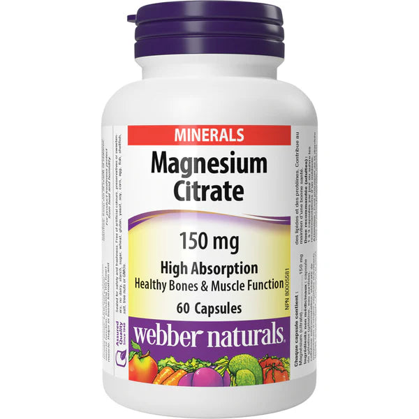 Web.Nature Magnesium Citrate 150Mg Cap 60'S